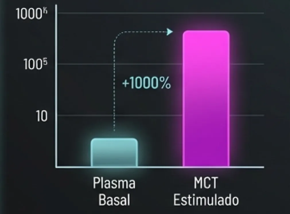 Gráfico de concentración de partículas